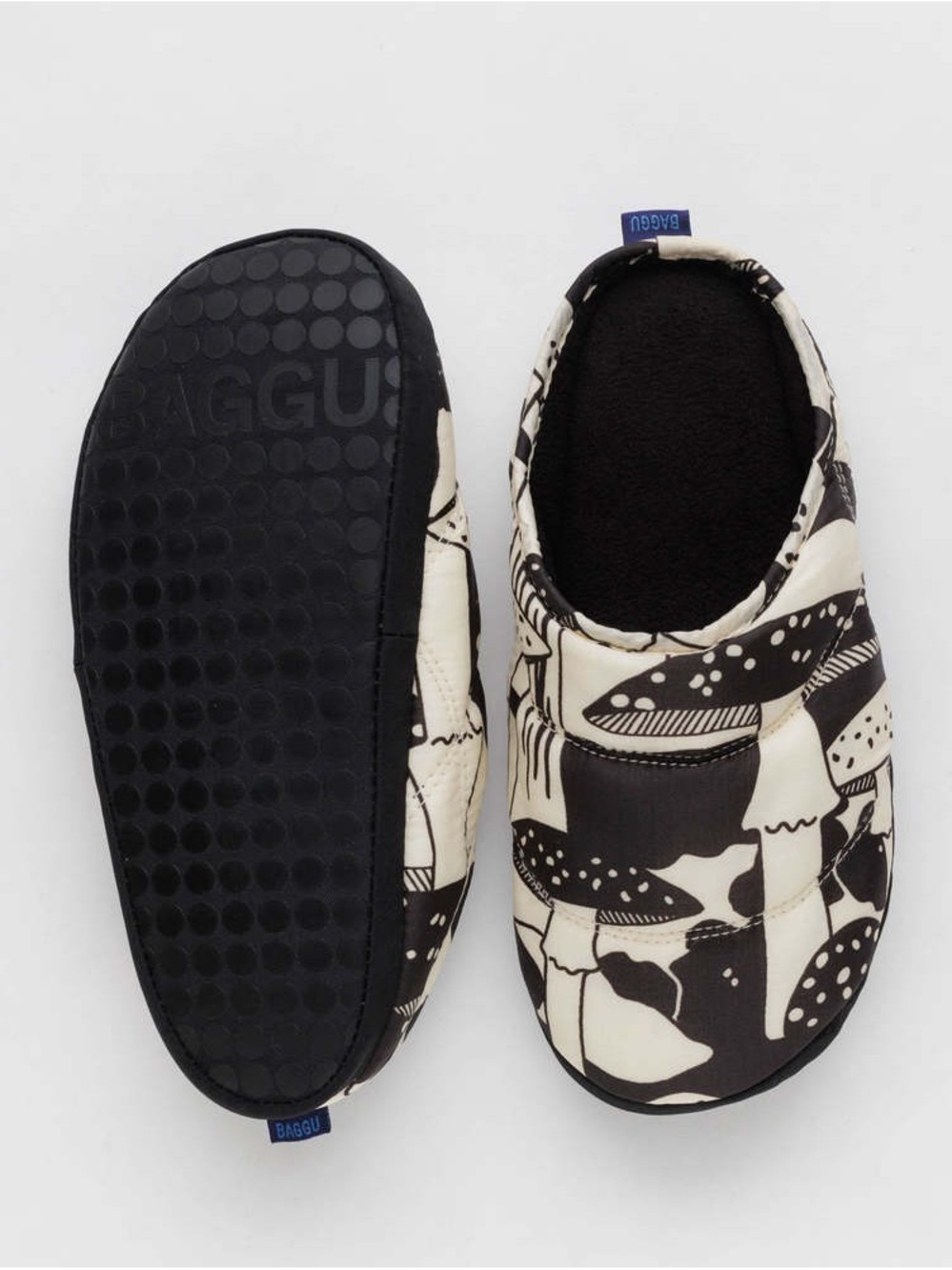 Baggu Mushroom Print Slippers